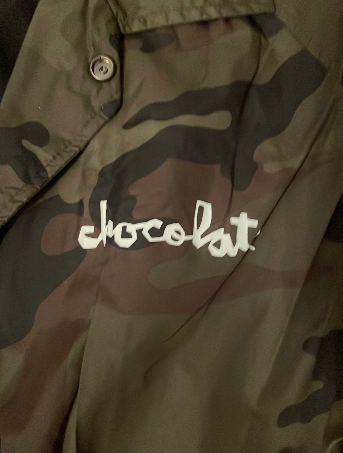 Chocolate Skateboard Woodland Jacket Size Medium