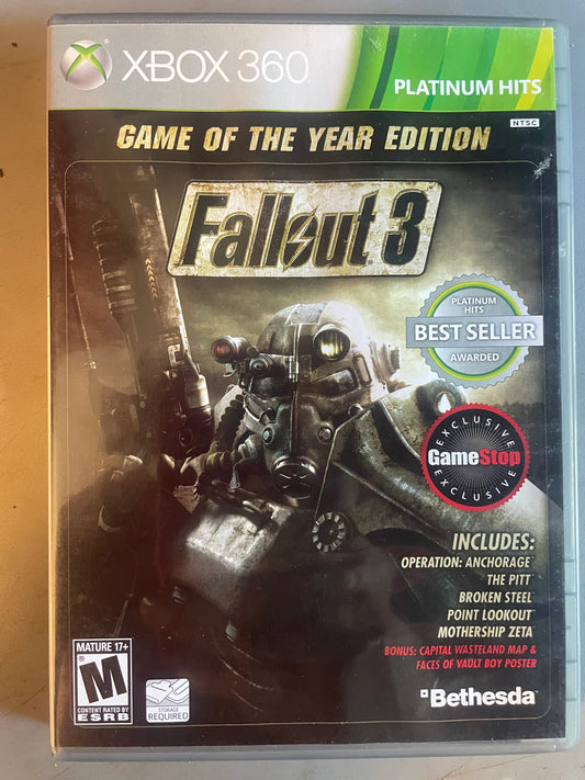 Fallout3 GOTY Edition XBOX 360