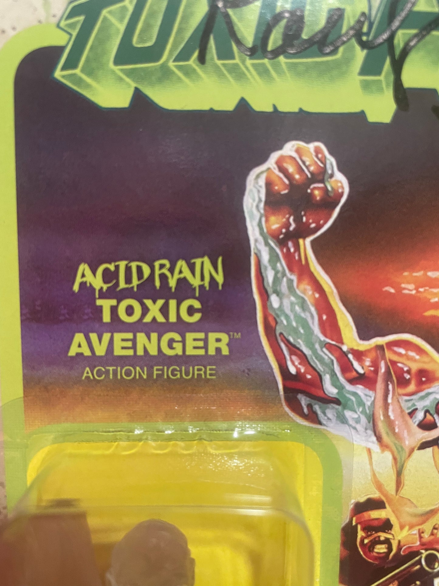 Acid Rain Toxic Avenger Signed LLyod Kaufman