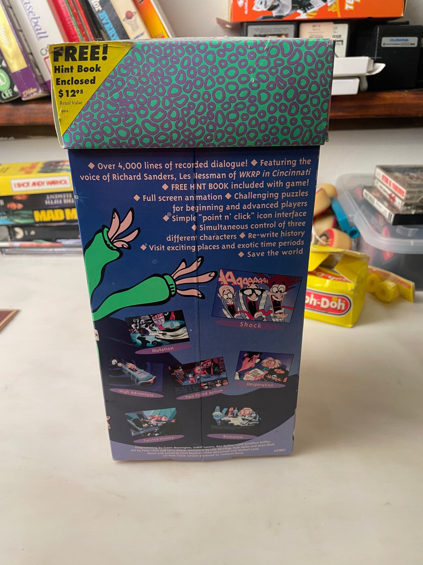 Day of the Tentacle Triangle Box CD Rom PC