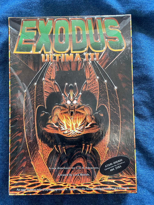 Ultima III Exodus Atari 400/800