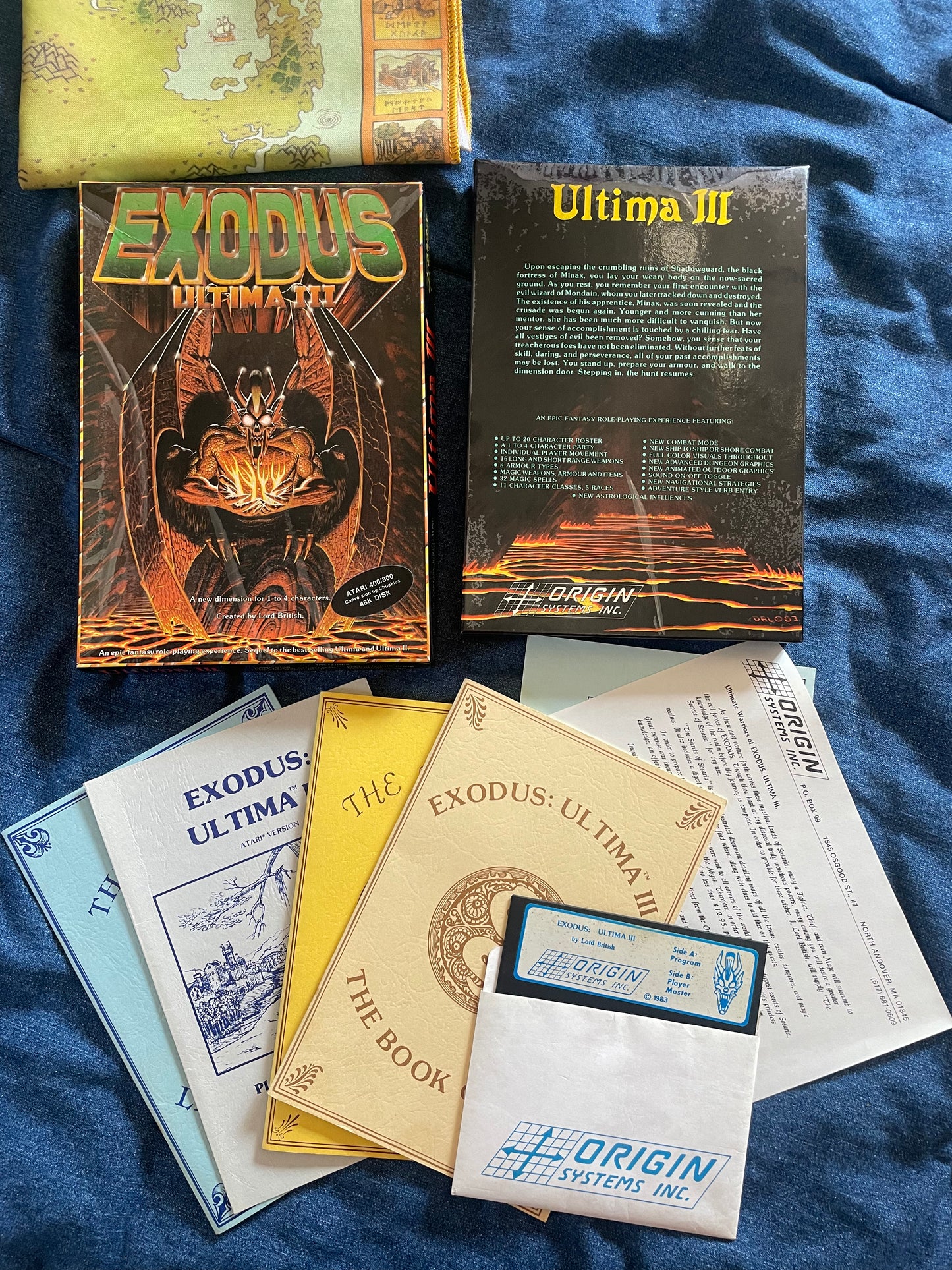 Ultima III Exodus Atari 400/800