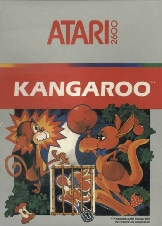 Kangaroo (Atari 2600, 1983) Cart Tested & Working